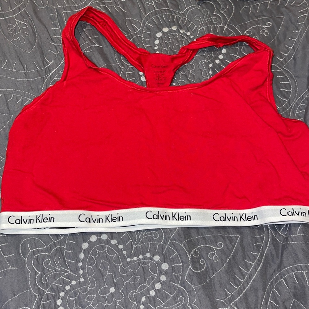 calvin klein and lace bralettes